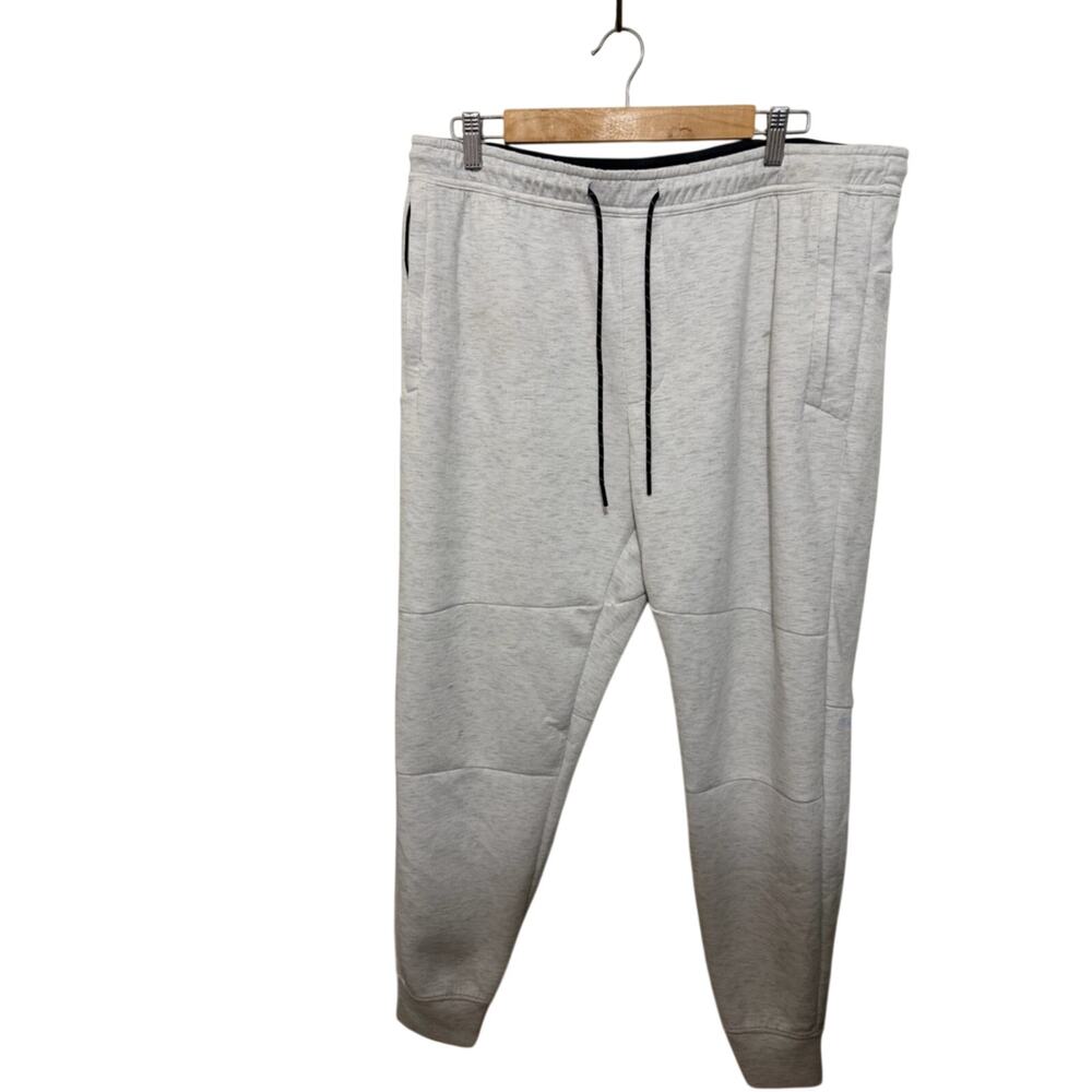AE Men's Light Gray Jogger Sweatpants with Drawstring